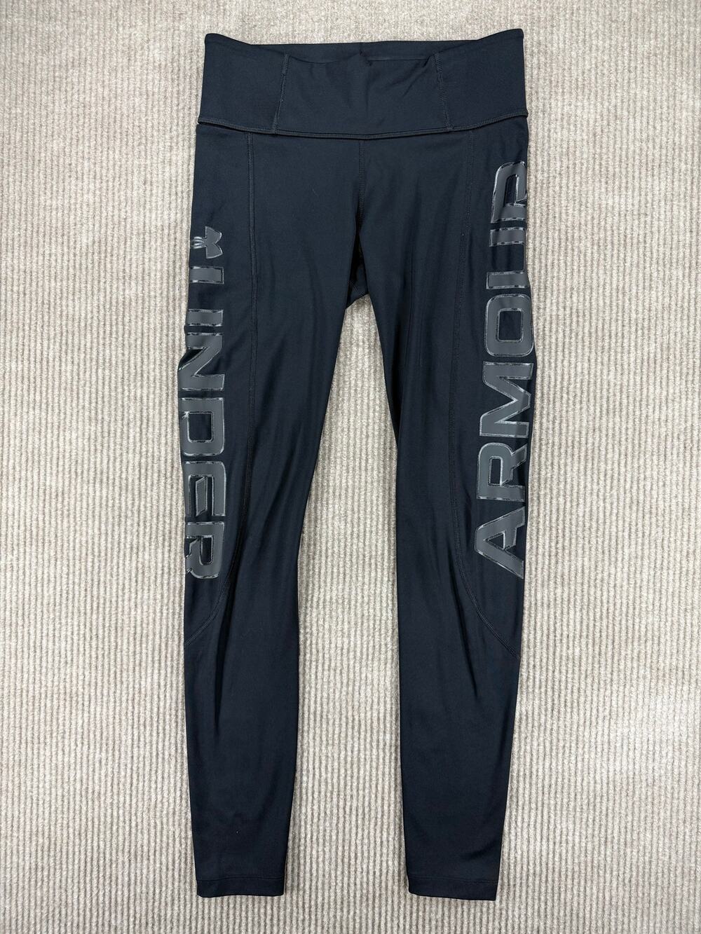 Under Armour Qualifier Ignight ColdGear Running Leggings Tights Black Medium